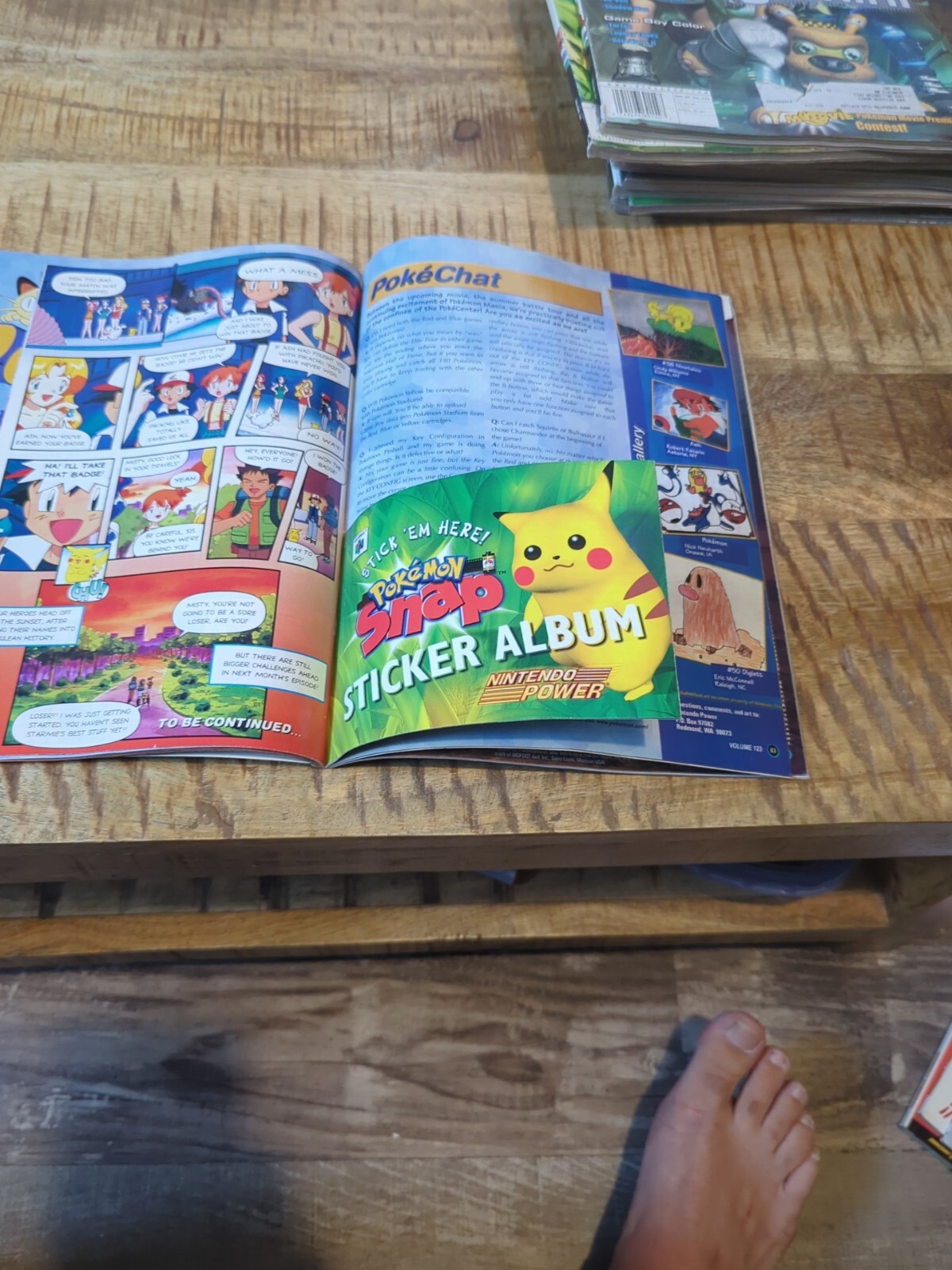 Nintendo Power Magazine Volume 123 August 1999 Attached Poster Hybrid Heaven