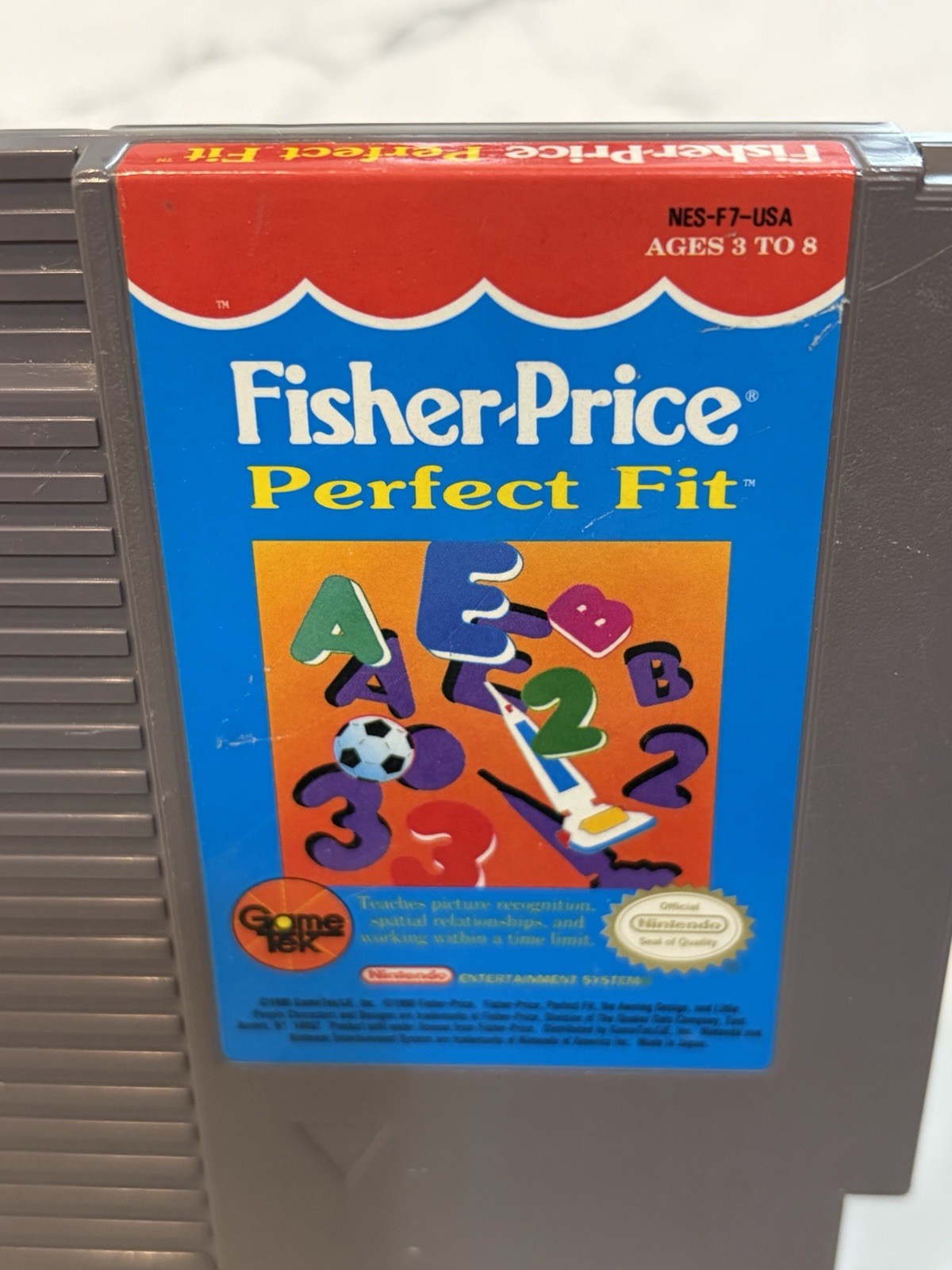 Fisher Price Perfect Fit – Nintendo NES – Tested Working 👍 Vintage 80s Ed Game