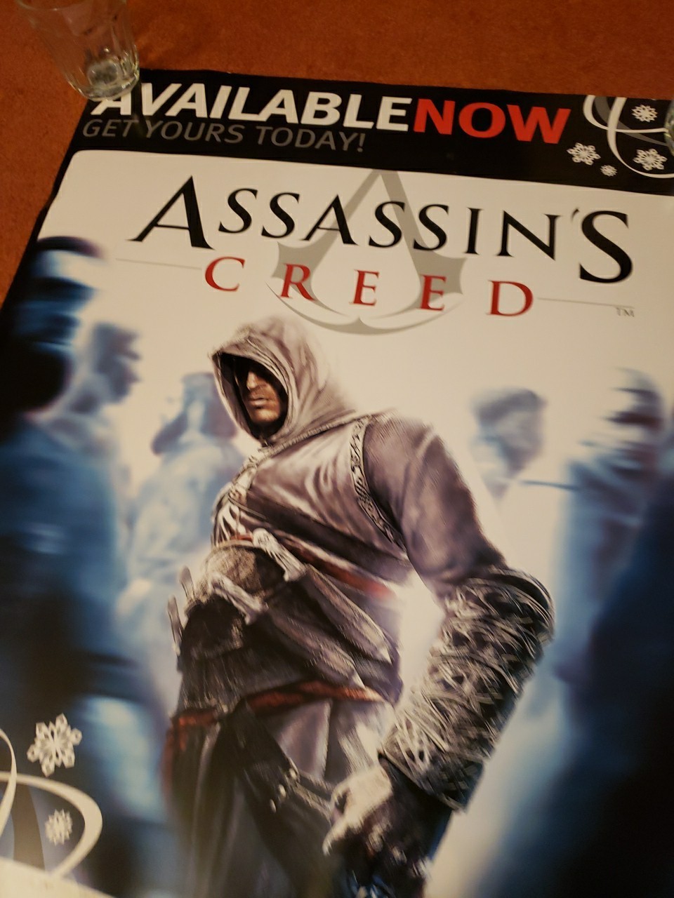 Assassin’s Creed Game Stop Promo Poster. Rare Poster 22x28in [26r]