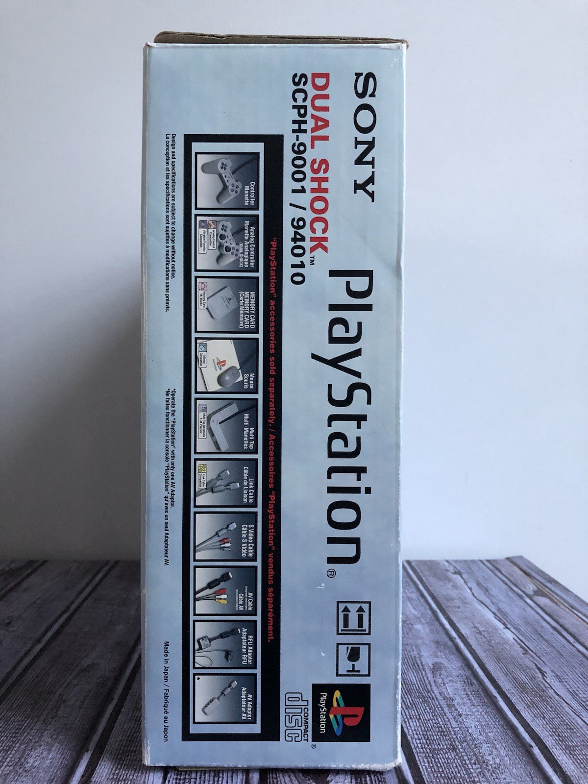 PS1 Console W/ Box (US) Resident Evil 1 Directors Cut / RE 2 DualShock EDT.