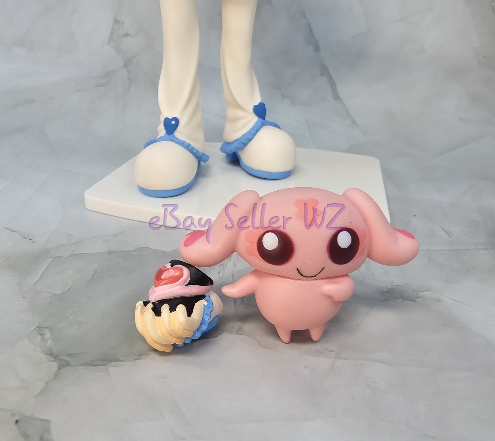 Cure White & Mipple Figure Soft Vinyl Unifive 2004 Pretty Cure Futari wa PreCure