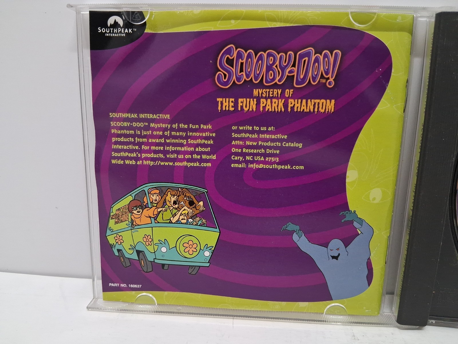 Scooby-Doo! Mystery of the Fun Park Phantom, 1999 PC Computer CD-ROM Video Game