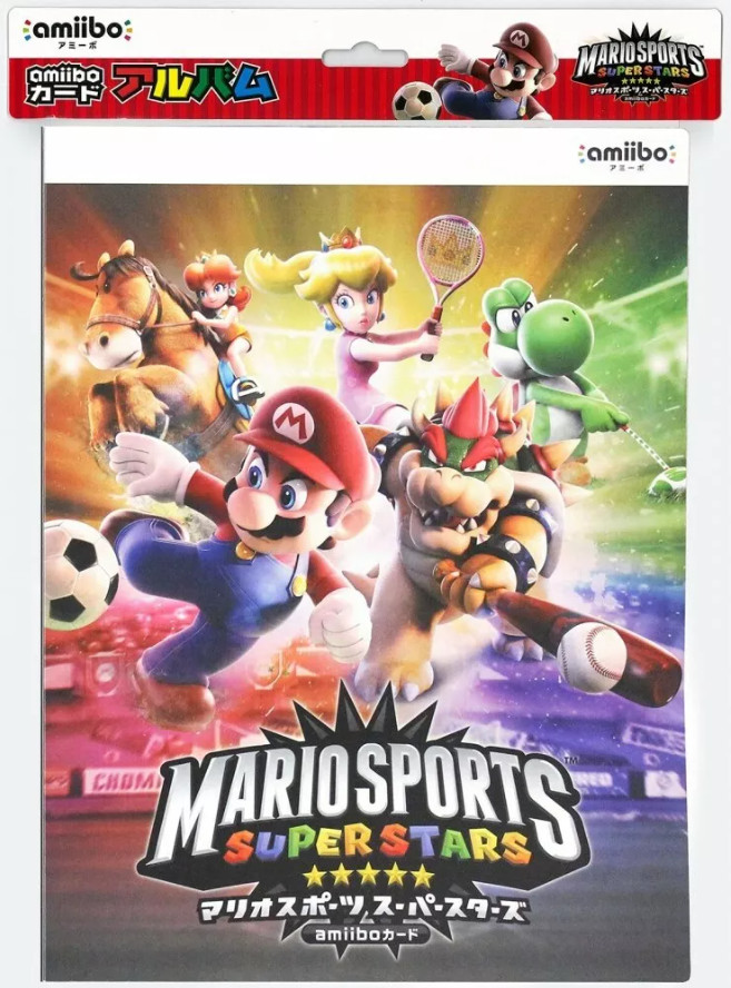 NEW Mario Sports Superstars Amiibo Cards Collectors Album Nintendo Pack