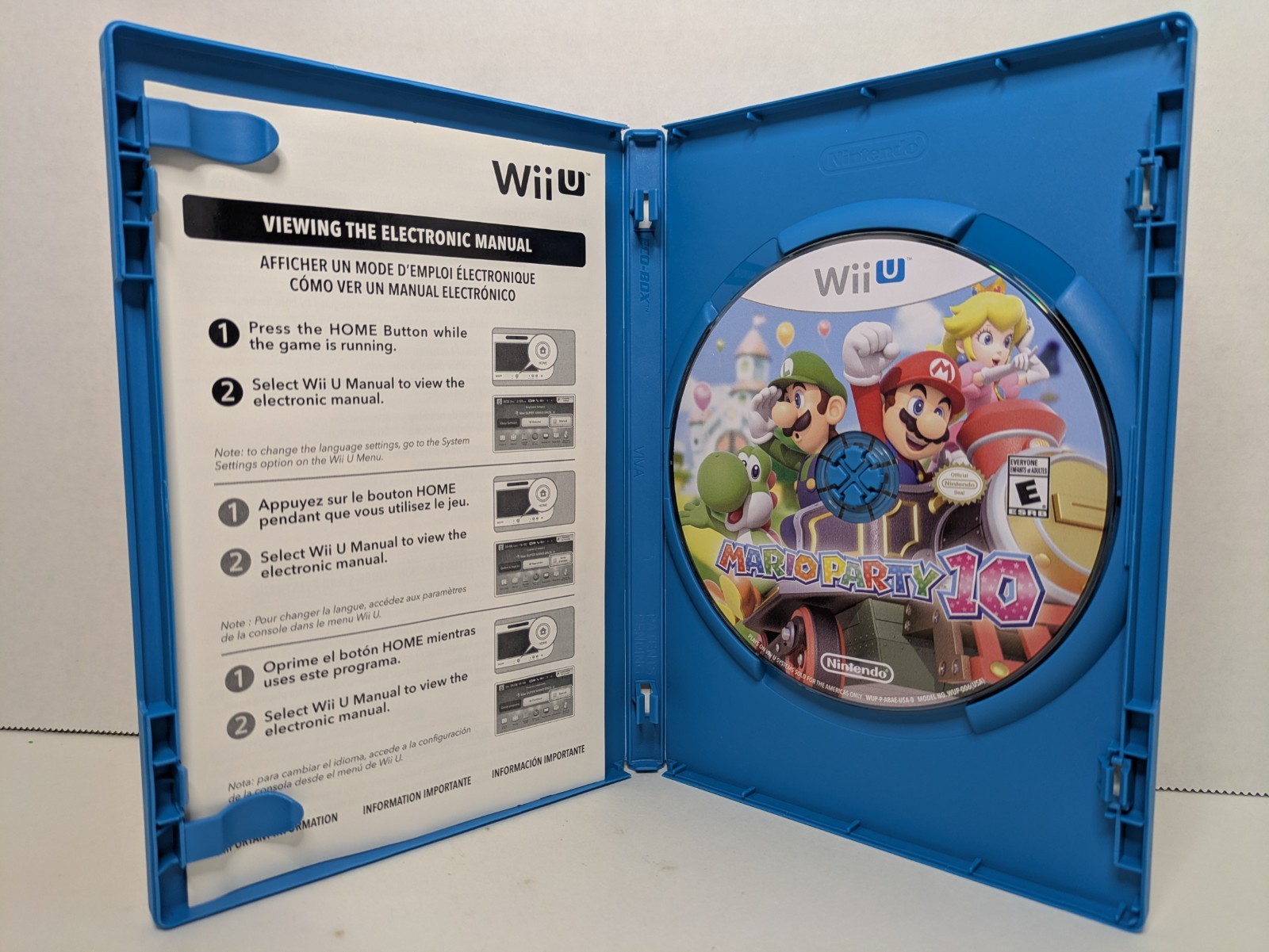 Mario Party 10 (Nintendo Wii U, 2015) Clean CIB Complete Tested Working