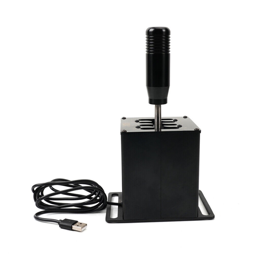 USB PC H Gear Shifter 7+R Sim Racing Game For Logitech G29 G27 G25 Thrustmaster
