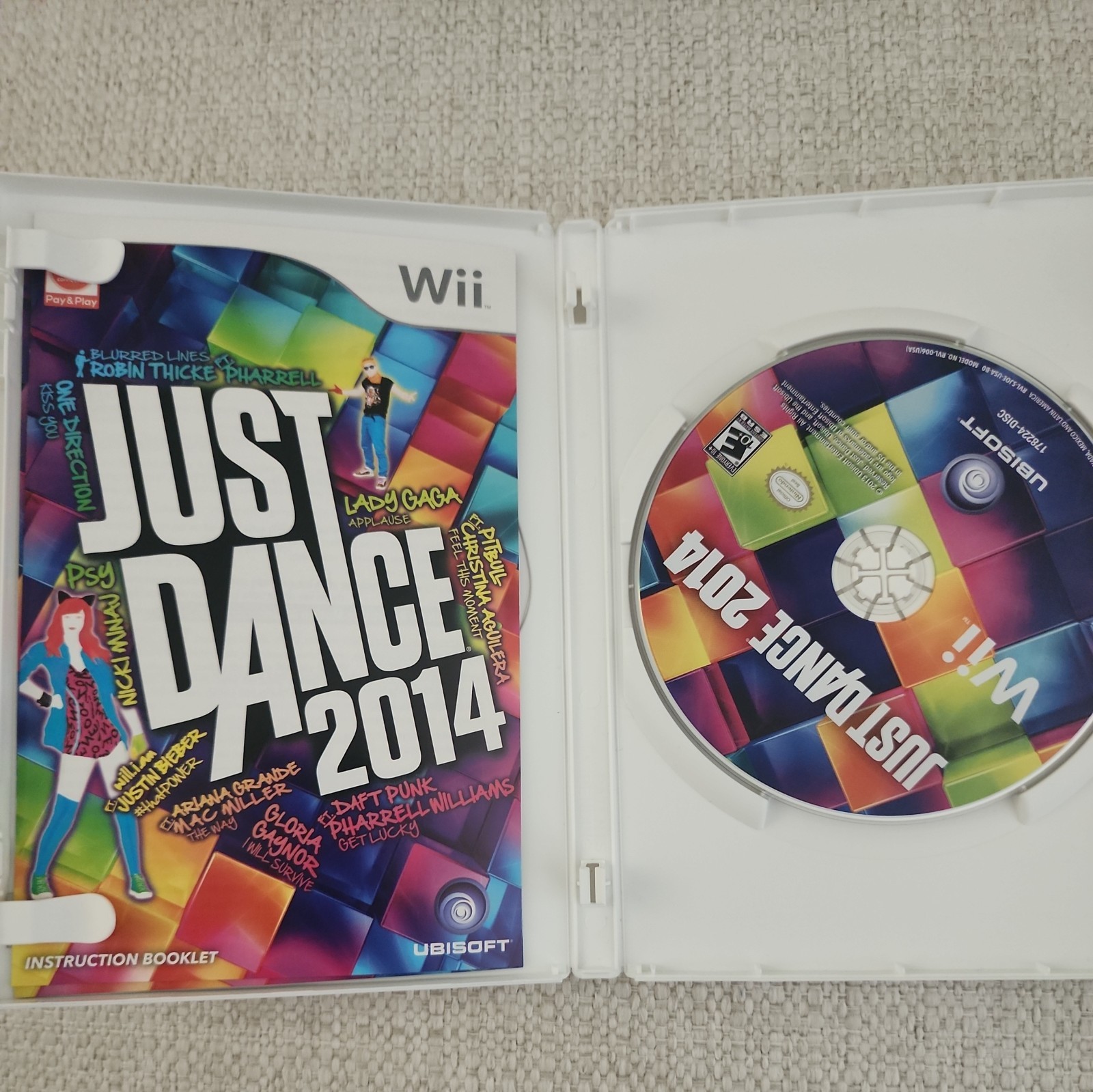 Just Dance 4, 2014, 2015 Nintendo Wii With Books/Cases. 3 Game Lot
