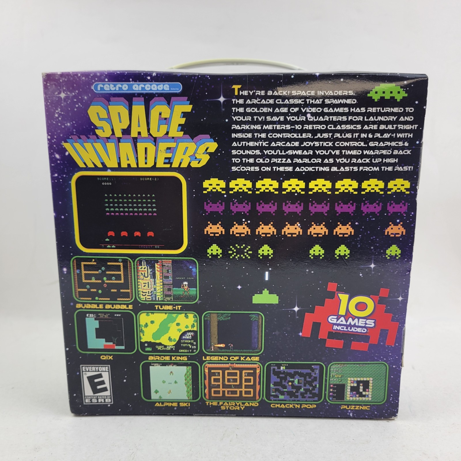 JAKKS Pacific Plug & Play TV Games – Space Invaders – 10 Games Included. New