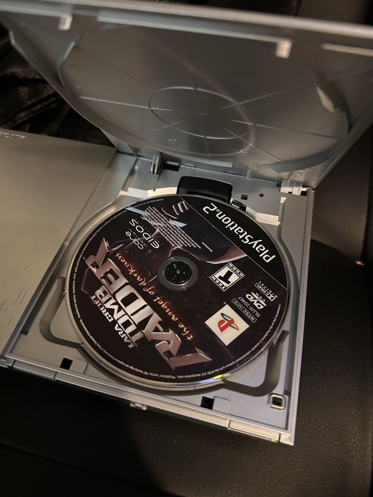 Silver PS2 Slim SCHP-90001 With Silver Controller And Cords Tested
