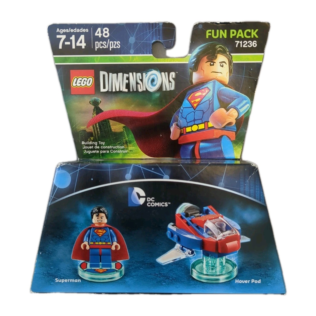 LEGO Dimensions Superman Fun Pack 71236 DC Comics Building Toy Figure New