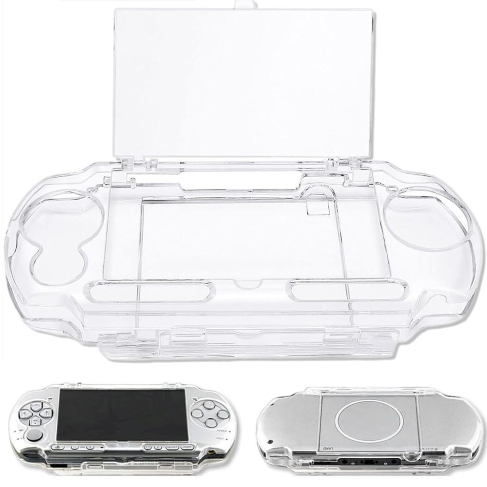 Clear Hard Crystal Case Cover Compatible with Sony PSP 1000 2000 3000 Protector
