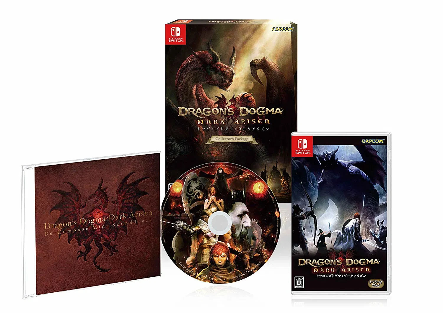 Dragon’s Dogma Dark Arisen Collector’s Package Nintendo Switch Brand New Sealed