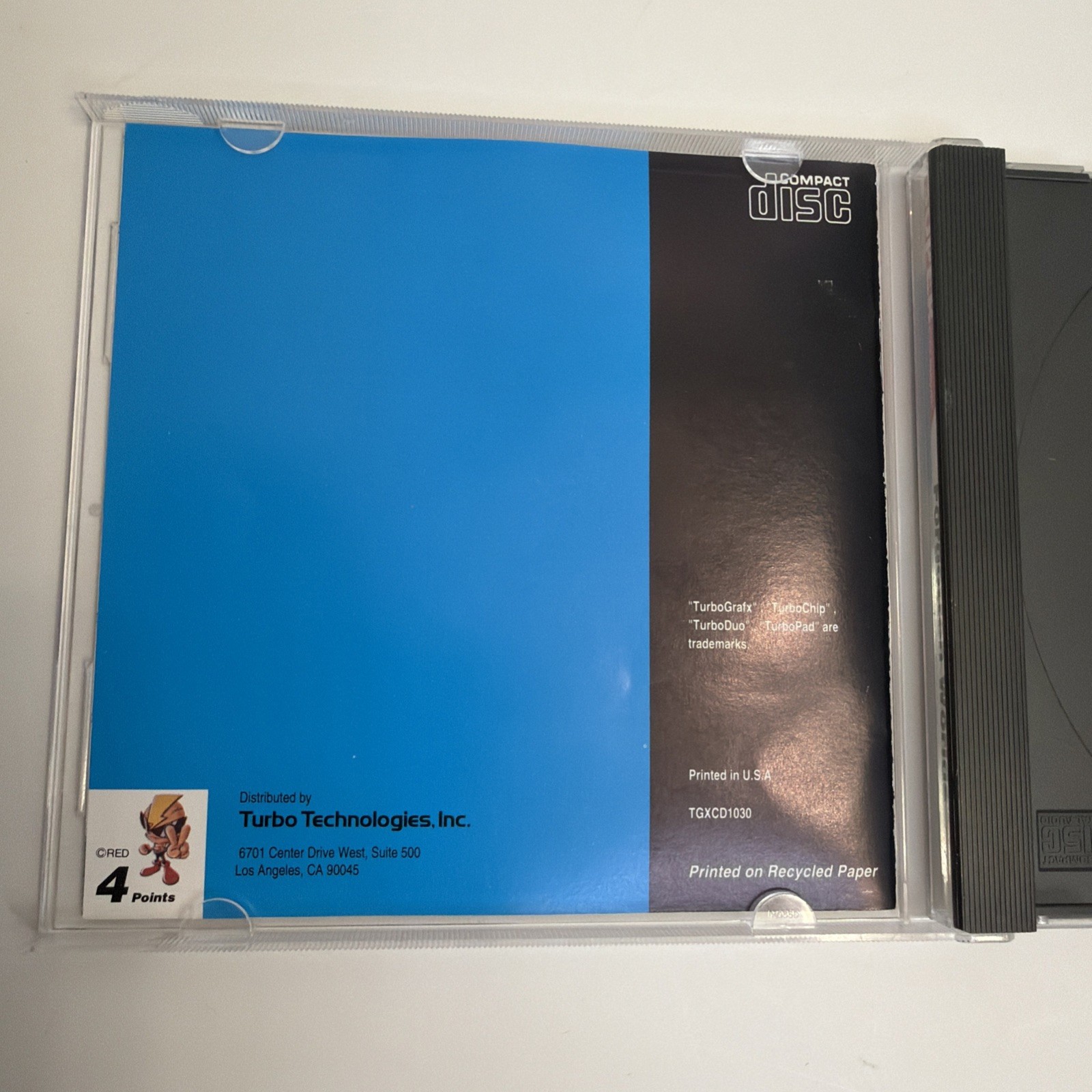 Forgotten Worlds TurboGrafx Super CD Turbo Duo Tested Complete CIB