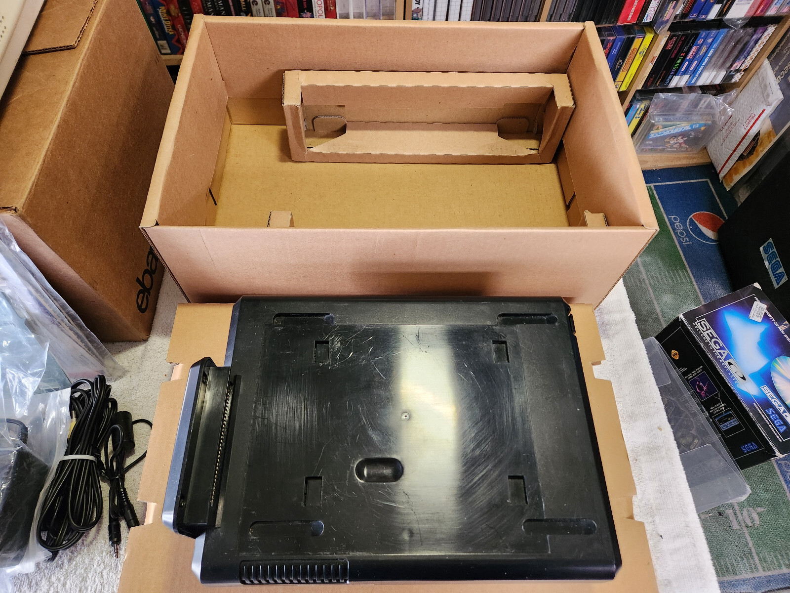 SEGA CD “Front Loading Model 1 Console” COMPLETE in Box! Very RARE! TESTED/XLNT!