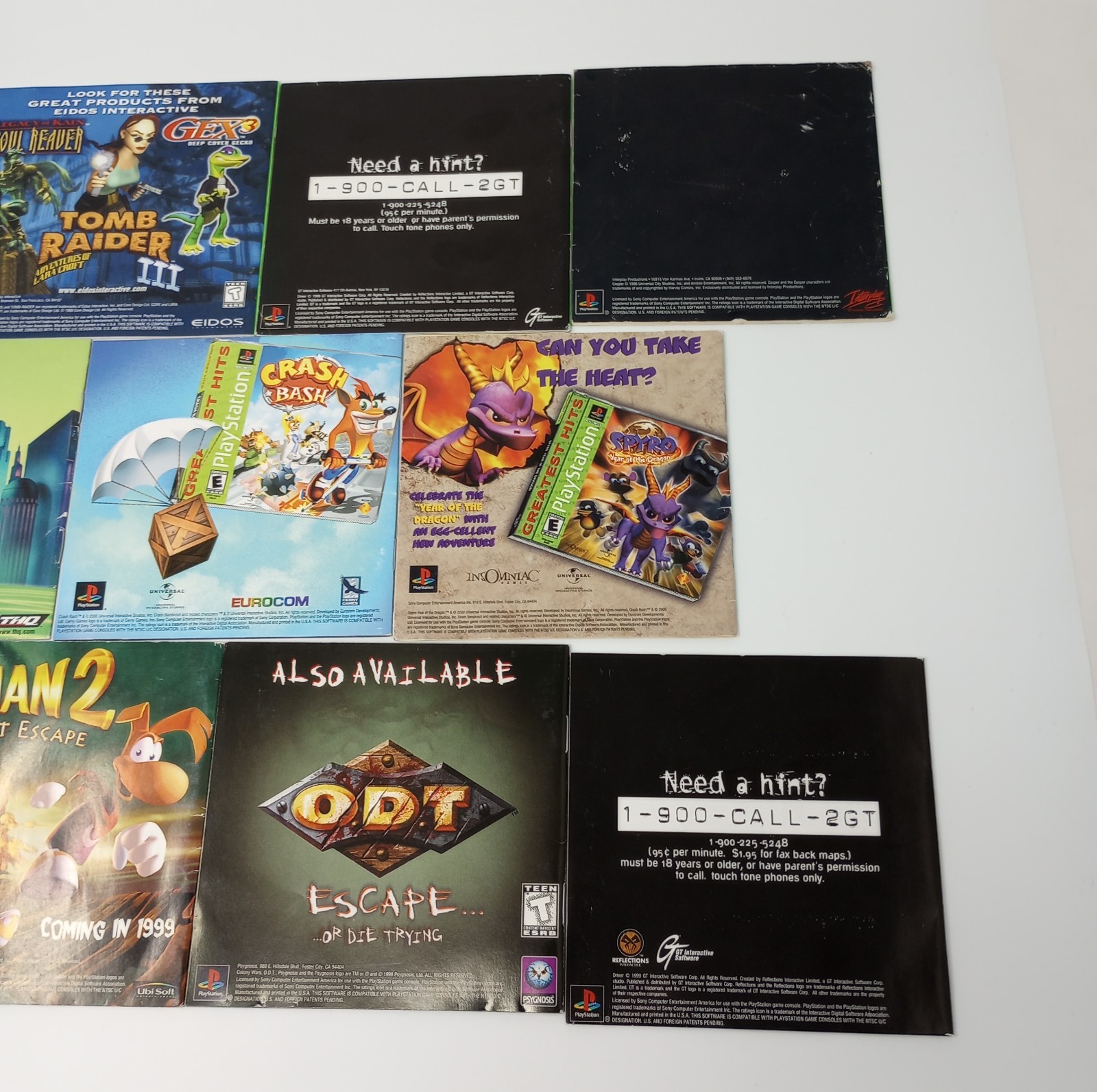 Lot Of 43 Playstation 1 (PS1) Manuals Only NO GAMES