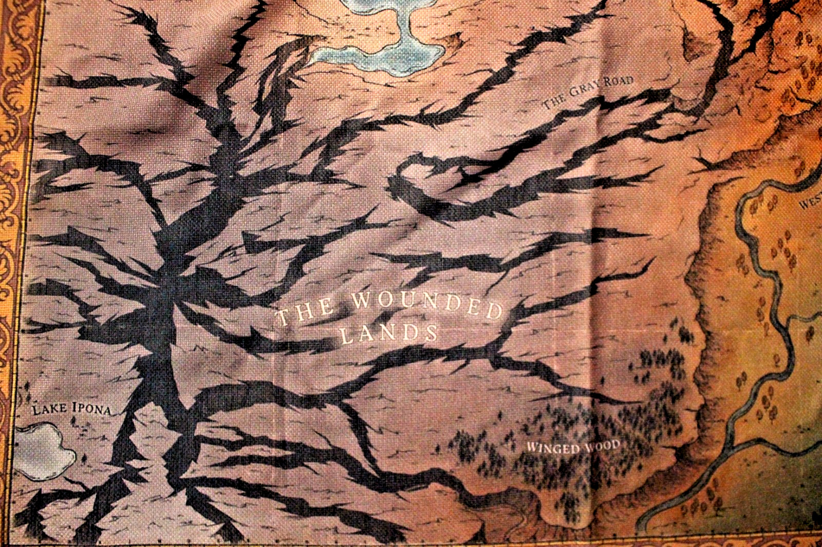 CLOTH MAP WORLDWOUND PATHFINDER WRATH OF THE RIGHTEOUS COLLECTOR’S ED. 33″X27″