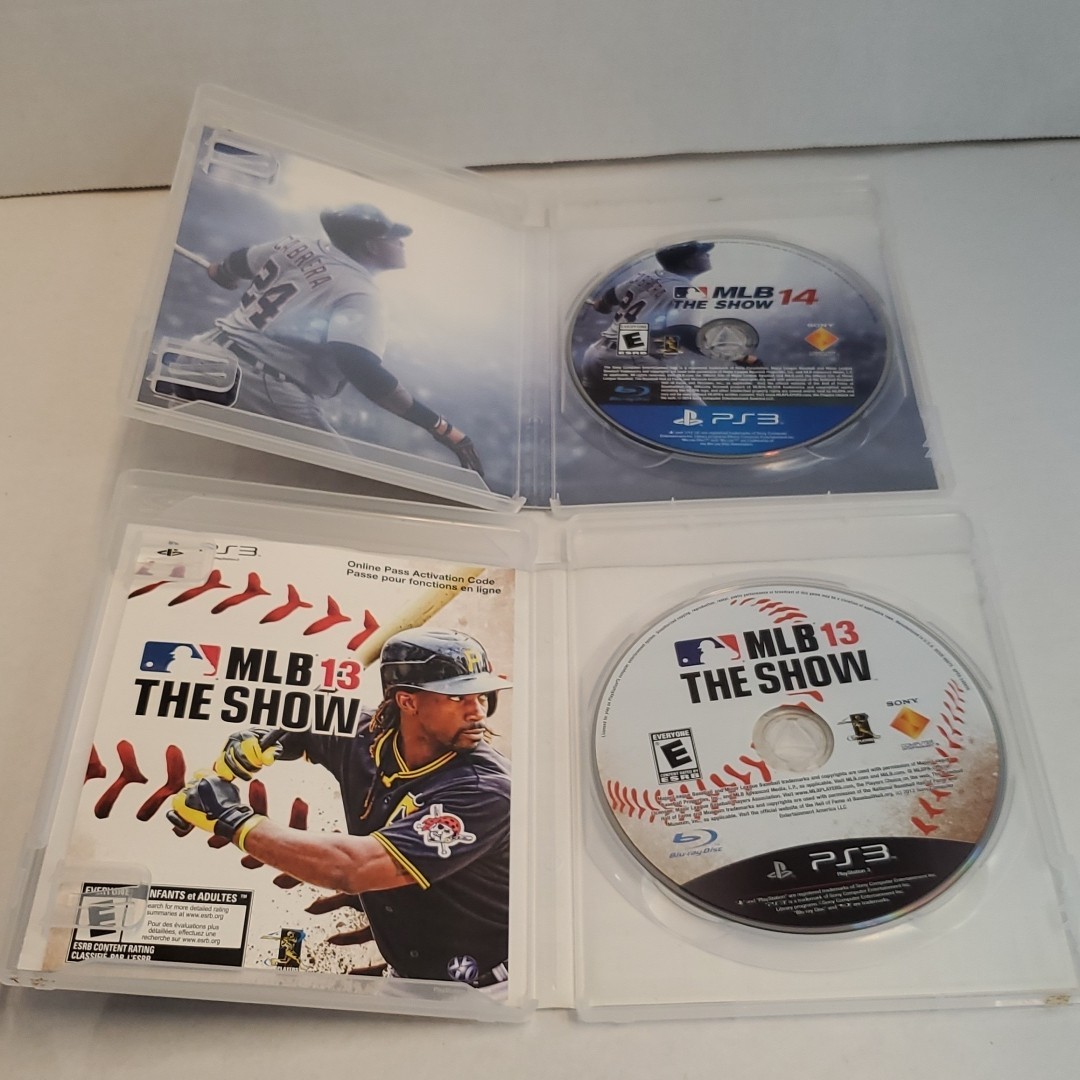 Playstation PS3 Game Lot Of 5 MLB The Show 11 12 13 14 Baseball Lot 2K12