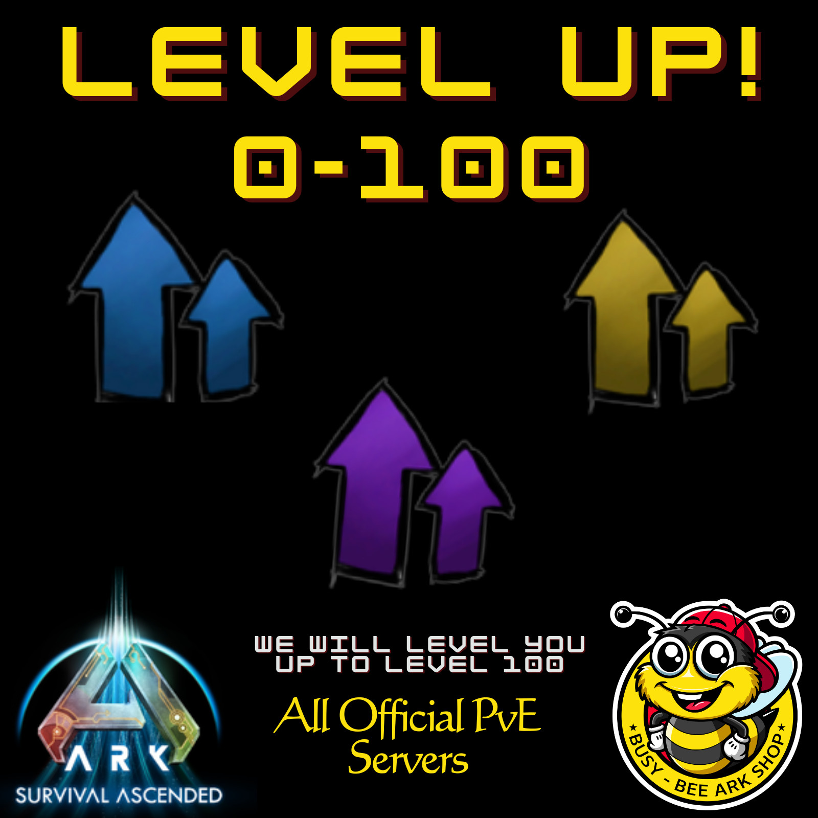 ARK-Ascended-PvE-Level-Up-Boost-Character-to-100-PC-XBOX-PS5-BusyBee