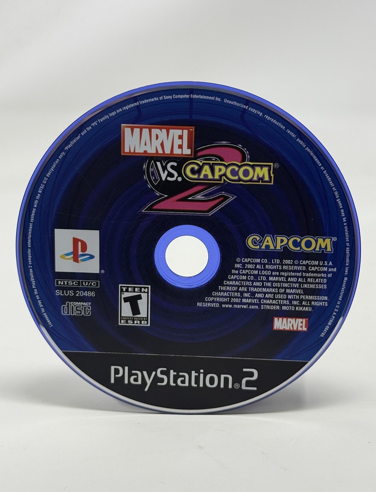 Marvel Vs Capcom 2 PS2 PlayStation 2 Mint Disc Only Tested + Warranty Included