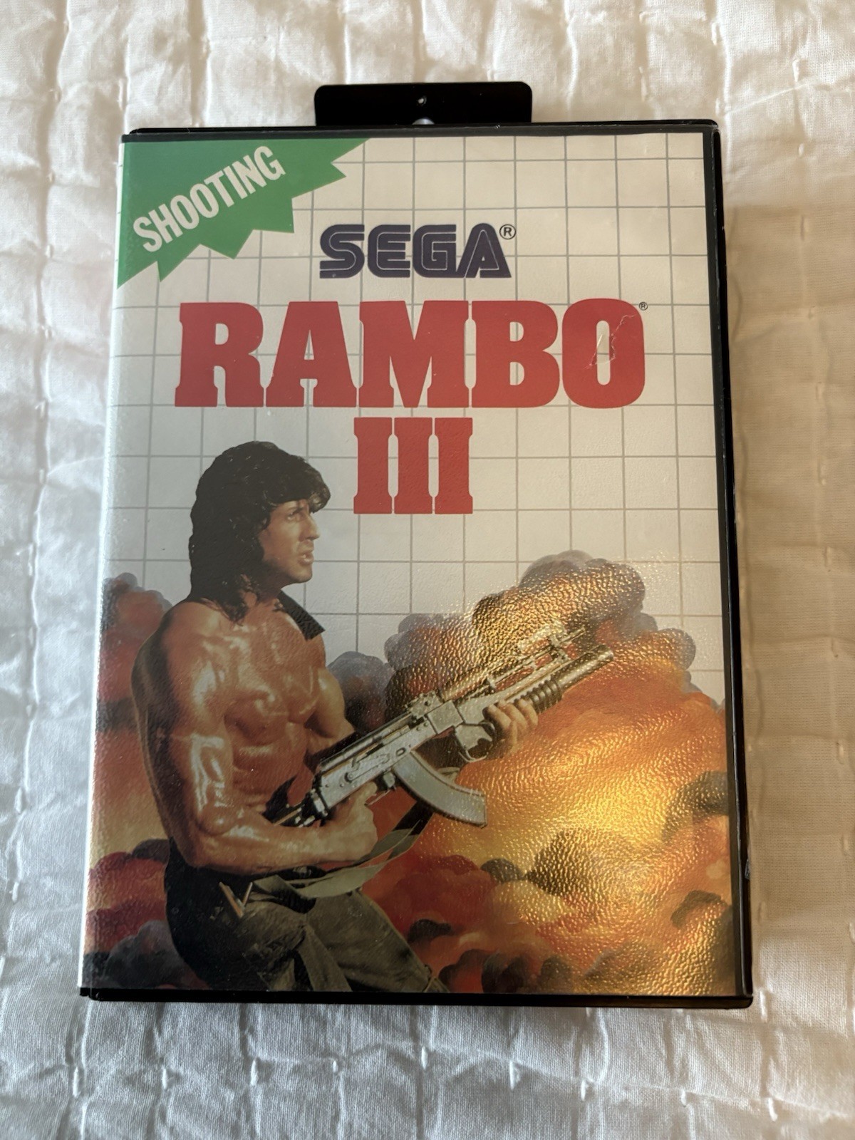 Sega Master System Lot Light phaser, OEM Cable And Rambo 3. Read Description!