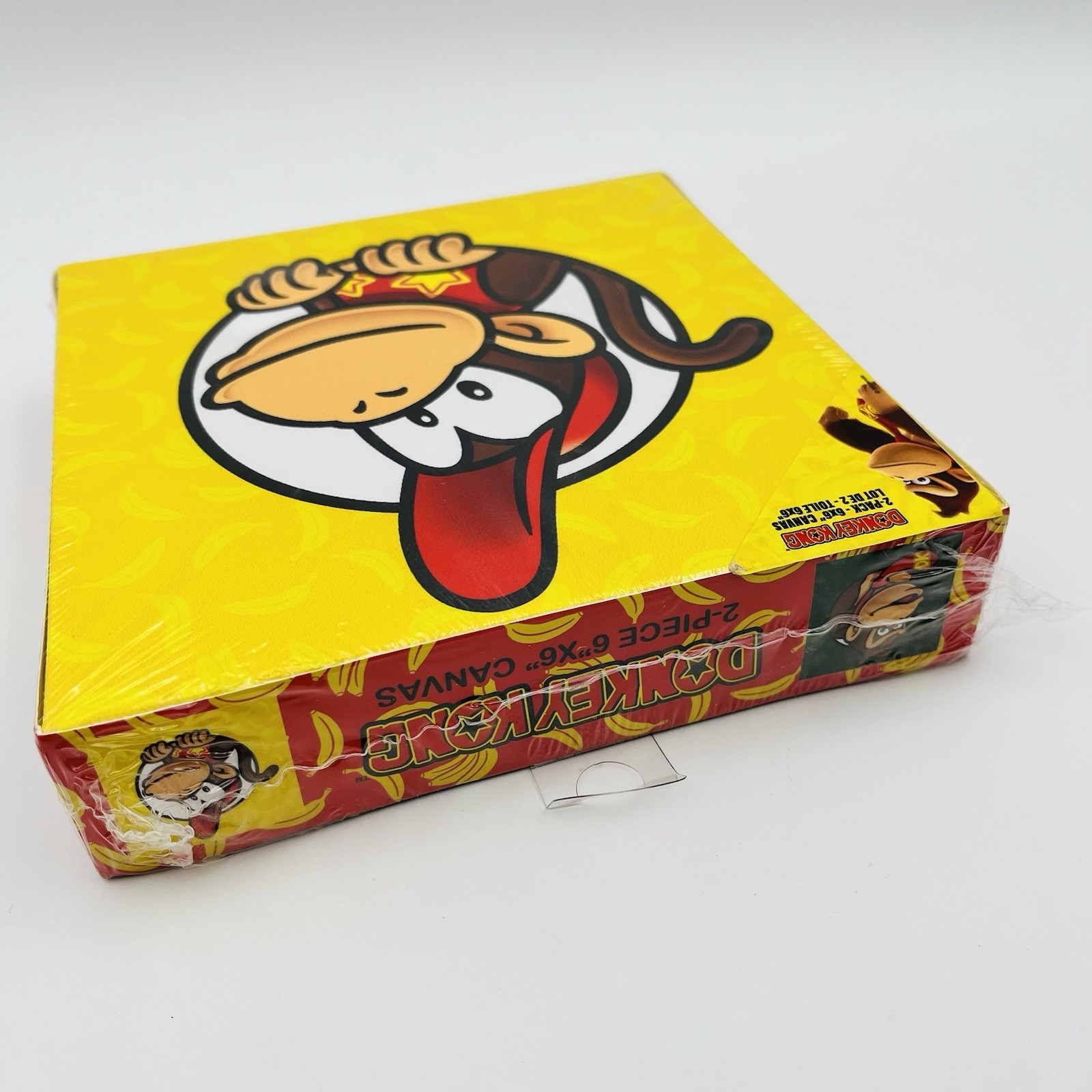 Donkey Kong & Diddy Kong 2-Piece 6″ x 6″ Canvas Wall Art Factory Sealed Nintendo