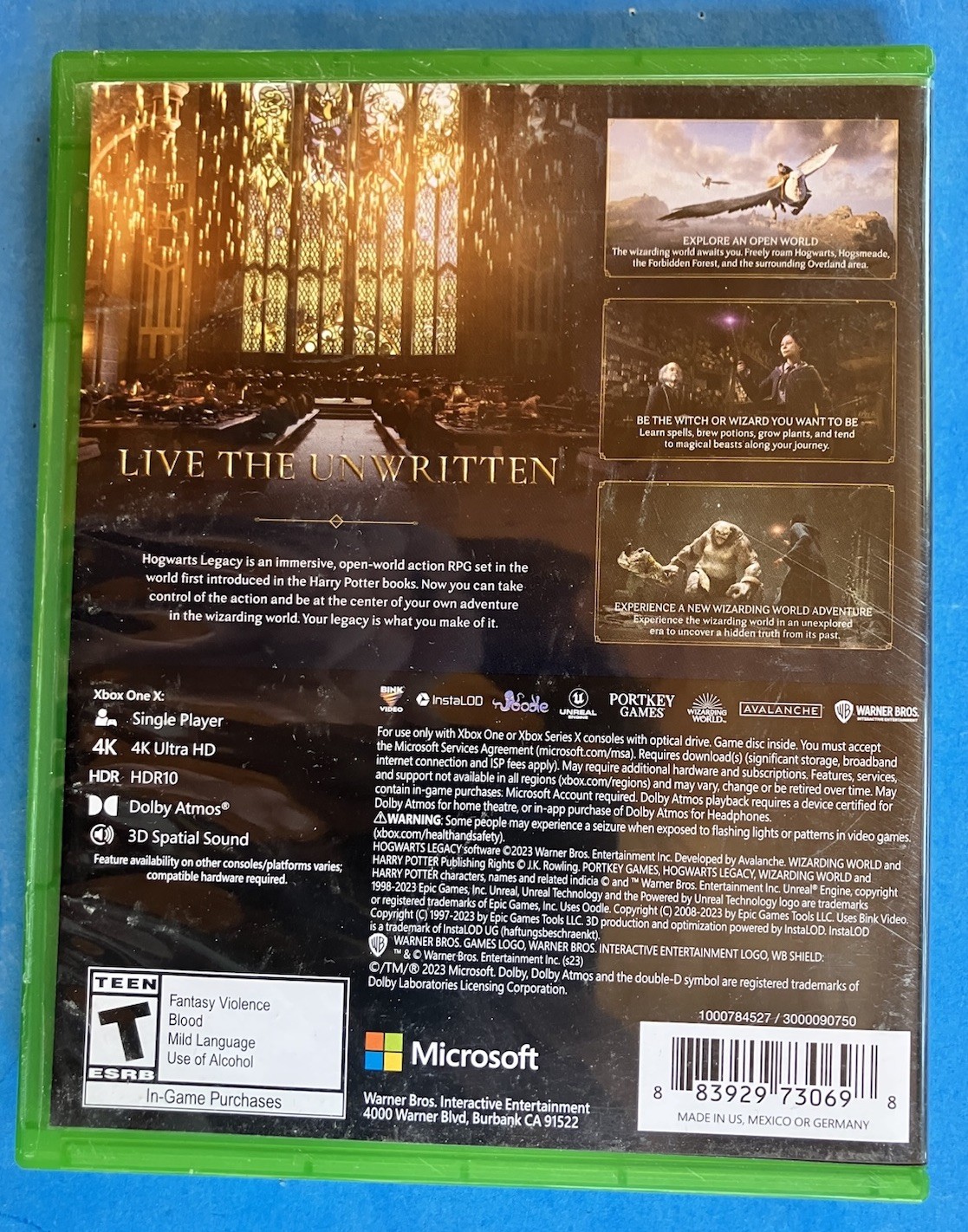 WB Games Hogwarts Legacy (Xbox One) – Rated T – Ships Free