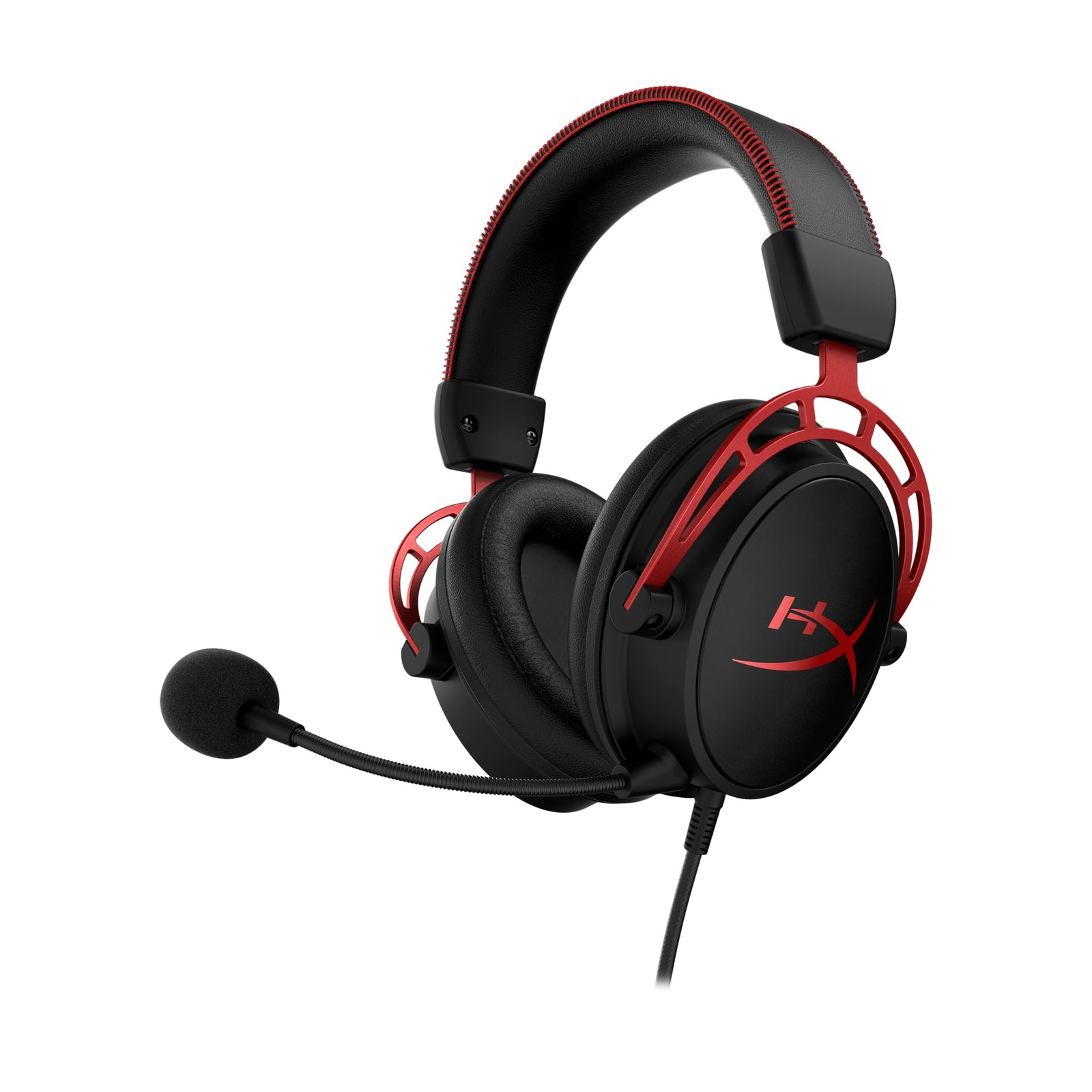 HyperX HX-HSCA-RD/AM Cloud Alpha Gaming Headset, Dual Chamber Drivers, Red