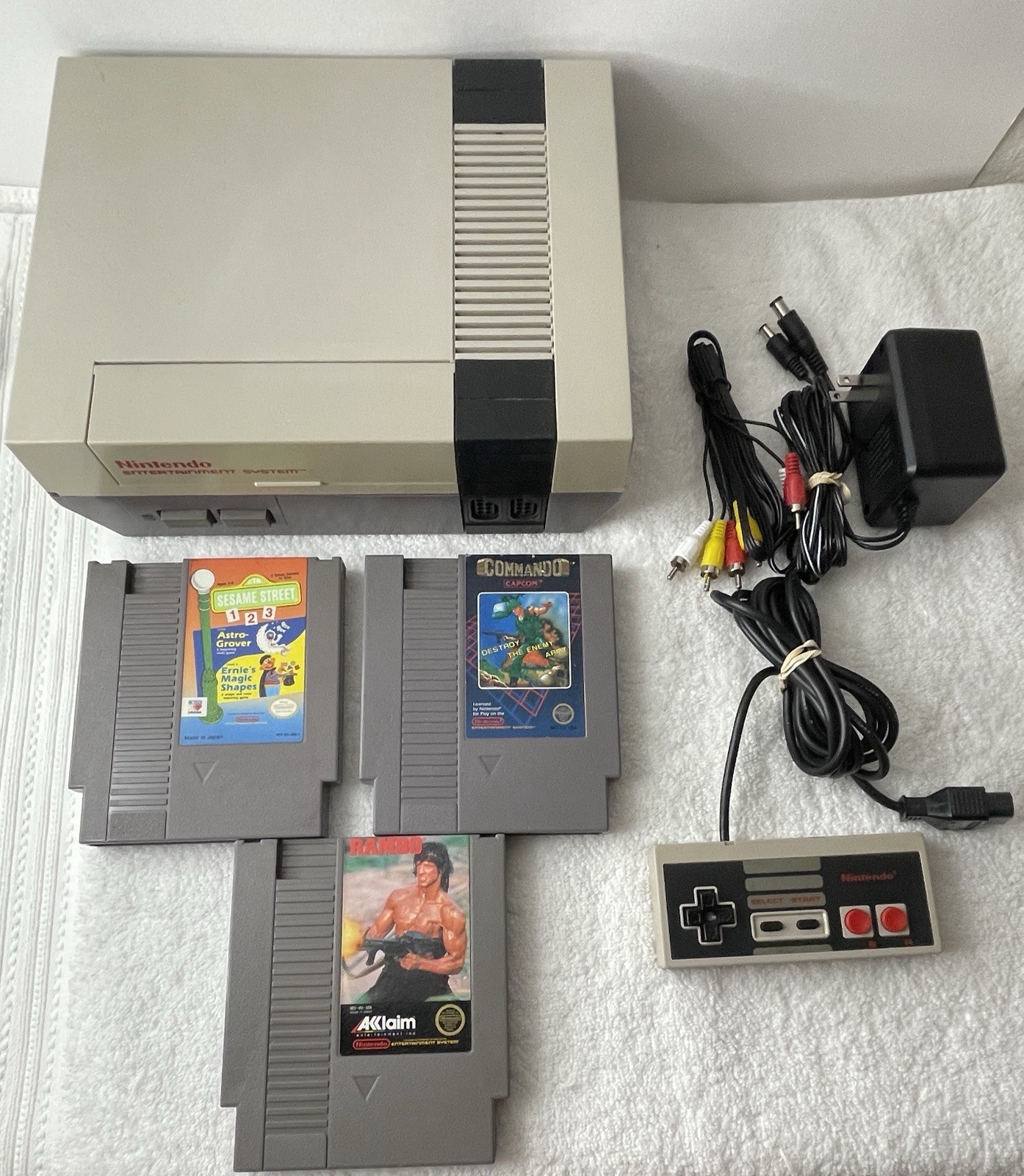 Nintendo NES Original System Console + Bundle Lot – Games – Cleaned – Tested
