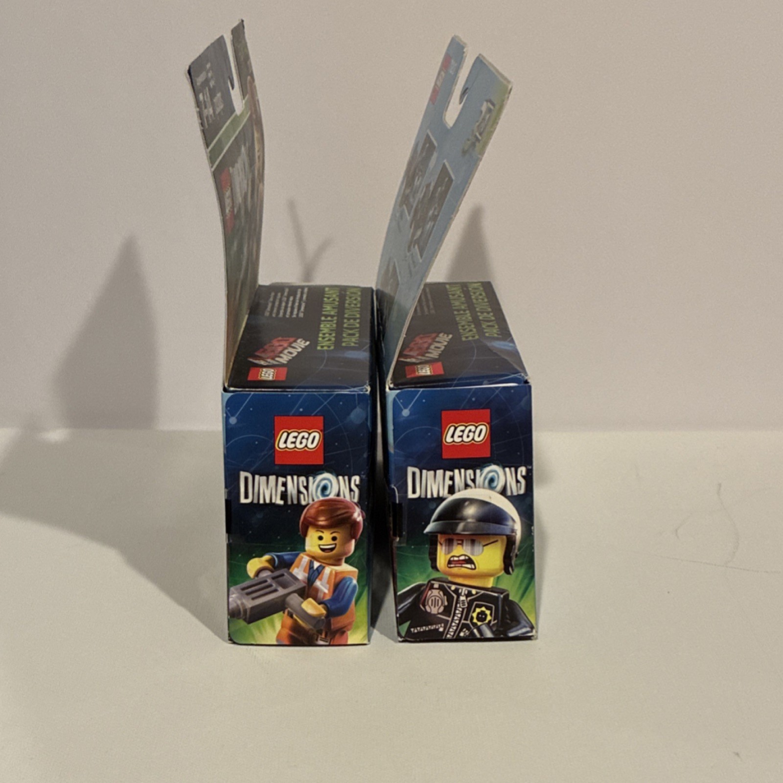 NEW Sealed LEGO Dimensions Fun Pack 71212 Emmet & 71213 BadCop Character Pk 2015