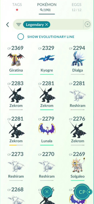 Pokémon Acc Go Lv71⭐️Random⭐️8M-15M Stardust⭐️100-250 Shiny⭐️100- 200+Legendary