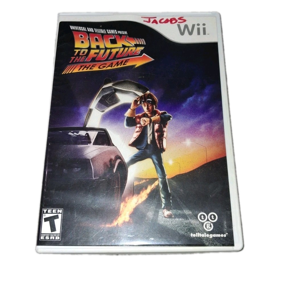 Back To The Future The Game Nintendo Wii Game 2011 COMPLETE AND TESTED Vintage