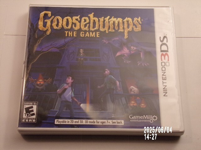 Goosebumps The Game (Nintendo 3DS) Original Case Only No Game / Authentic