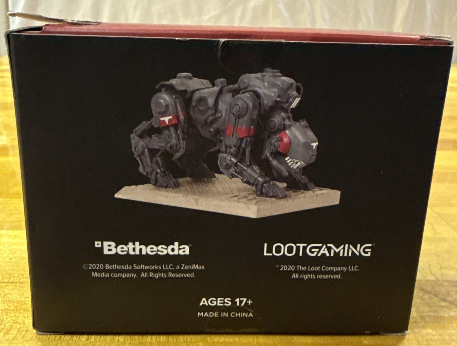 Wolfenstein New Order Panzerhund Figure Loot Crate Exclusive Bethesda in EUC