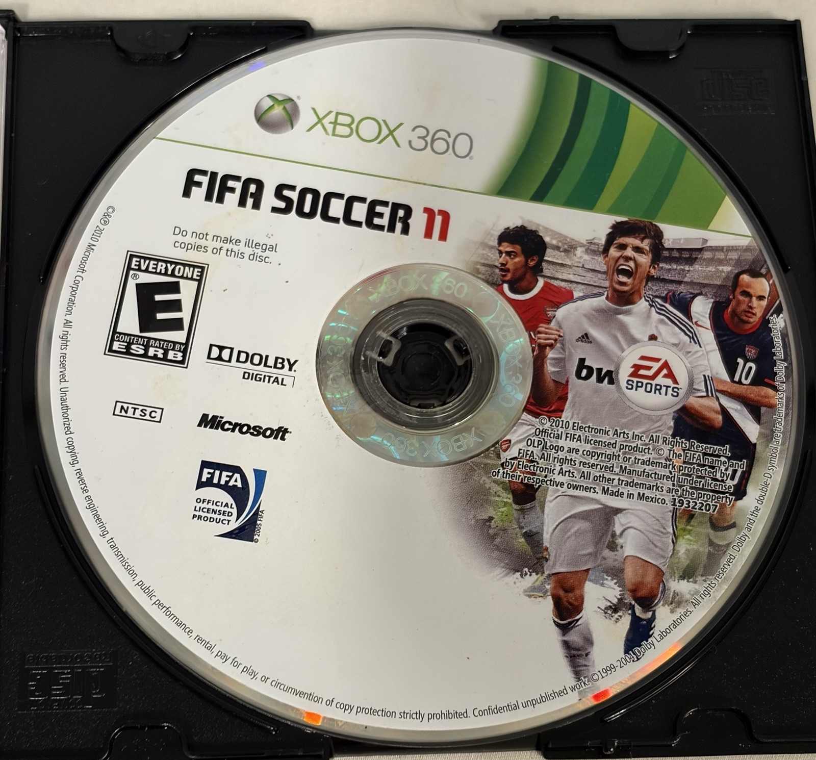 FIFA Soccer 11 (Xbox 360, 2010) – Disc Only