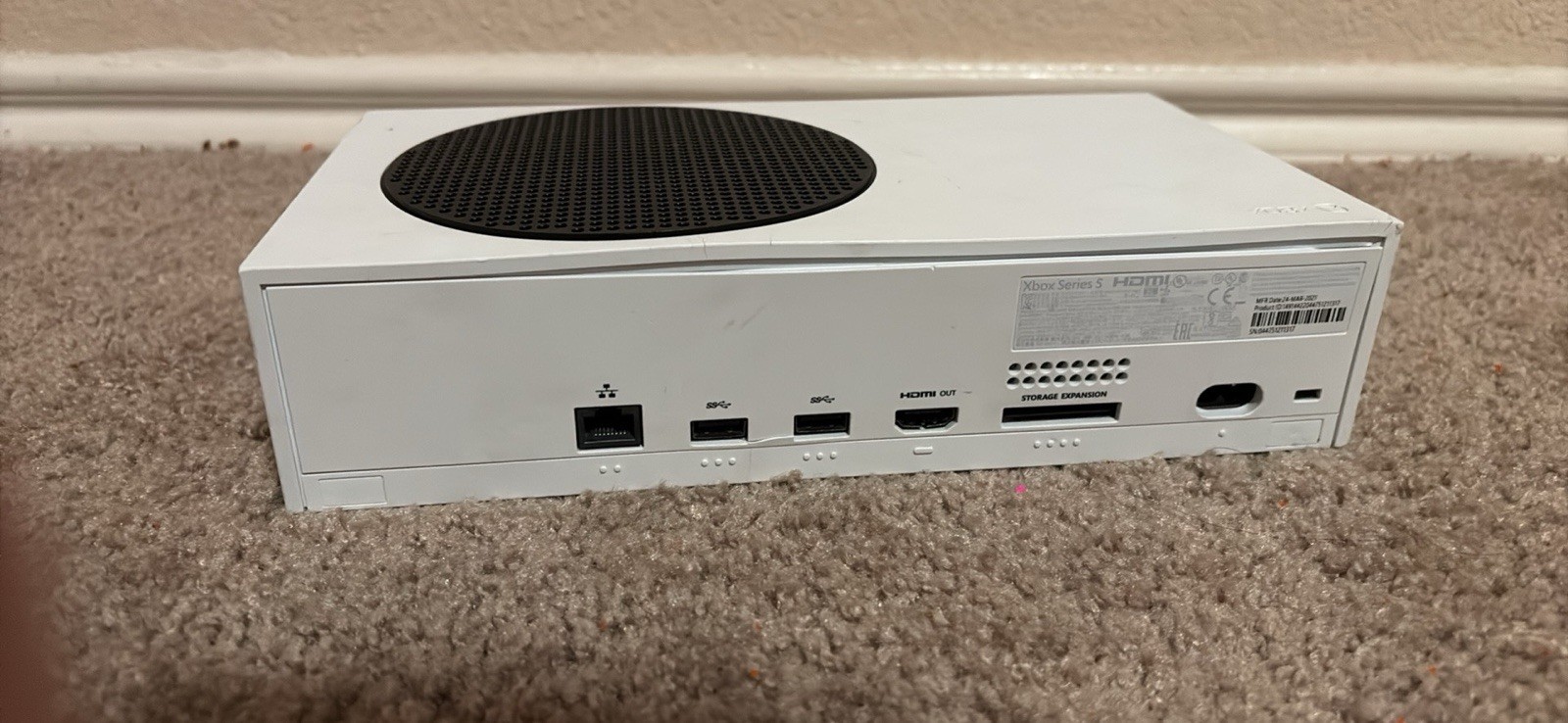 Microsoft Xbox Series S Console White with Controller, Wi-Fi, Internet Browsing