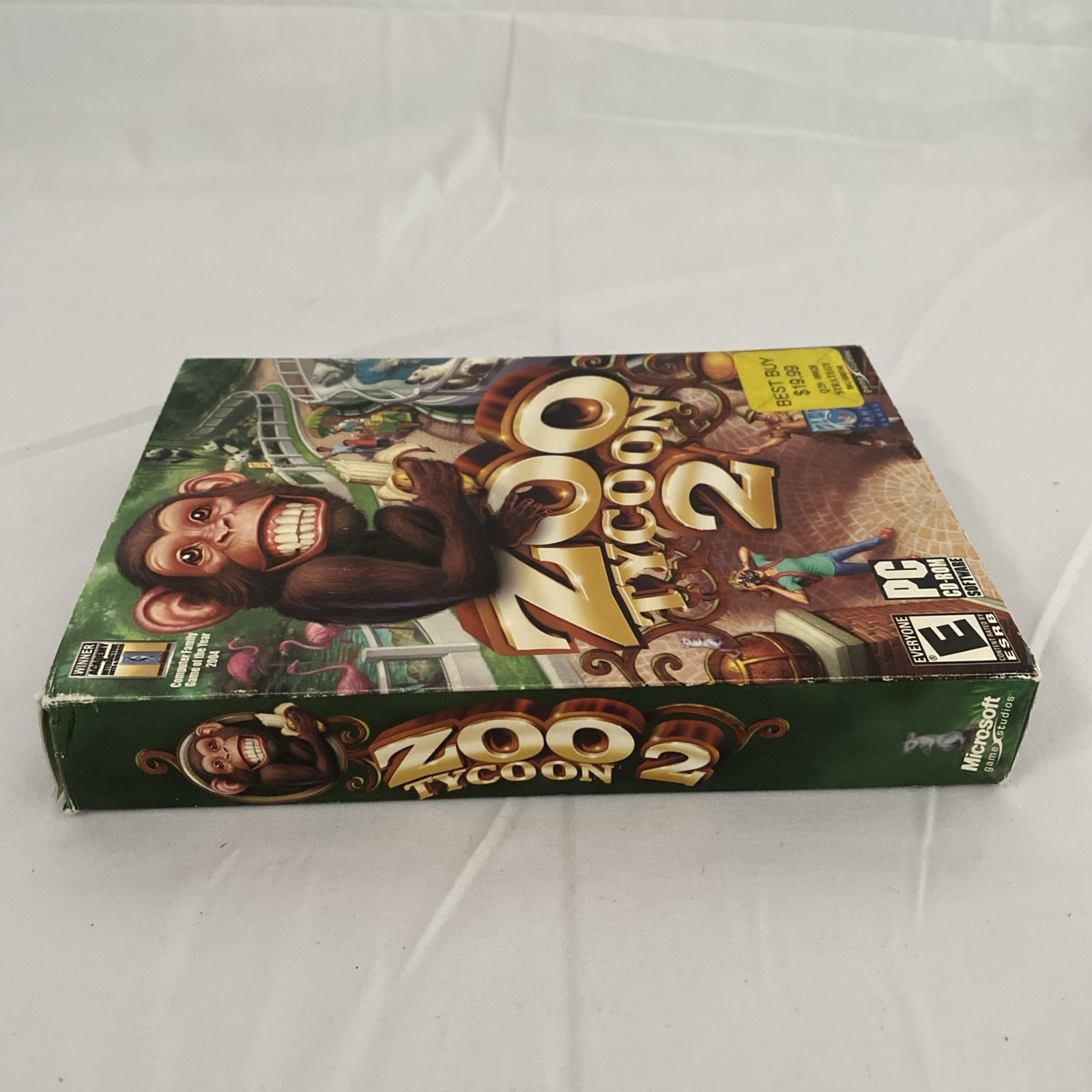 Zoo Tycoon 2 (PC, 2004) CD ROM Windows Computer Game – Microsoft – W Box/Manual