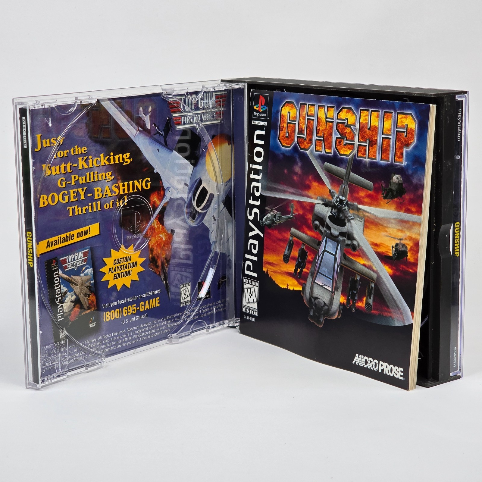 Gunship (PlayStation 1 PS1) CIB COMPLETE