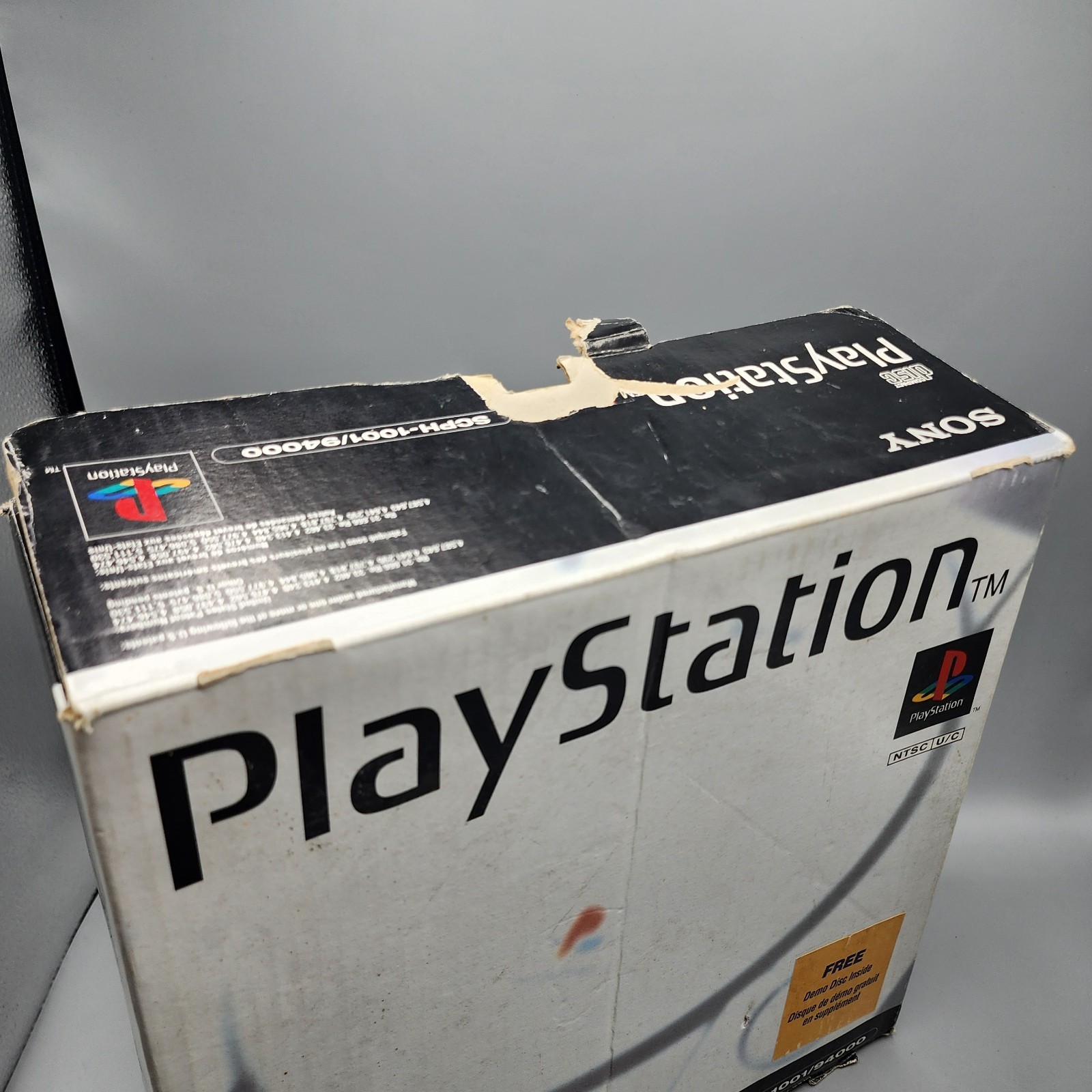 Sony PlayStation SCPH-1001 Console Box, Foam & Insert ONLY / No Console / READ