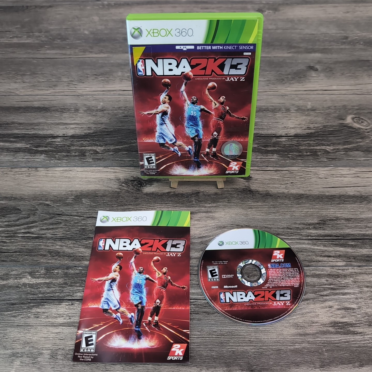NBA 2K13 Xbox 360 Microsoft Video Game Complete With Music By Jay Z