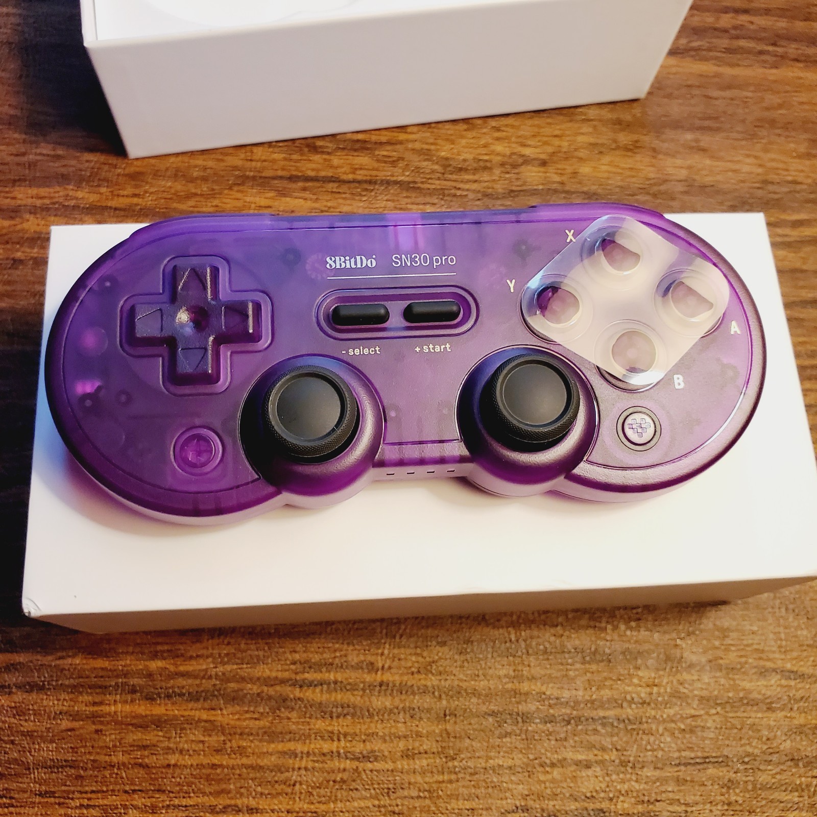 8BitDo SN30 Wireless Gamepad for Switch, Android, PC, Steam, Apple, Pi -PURPLE
