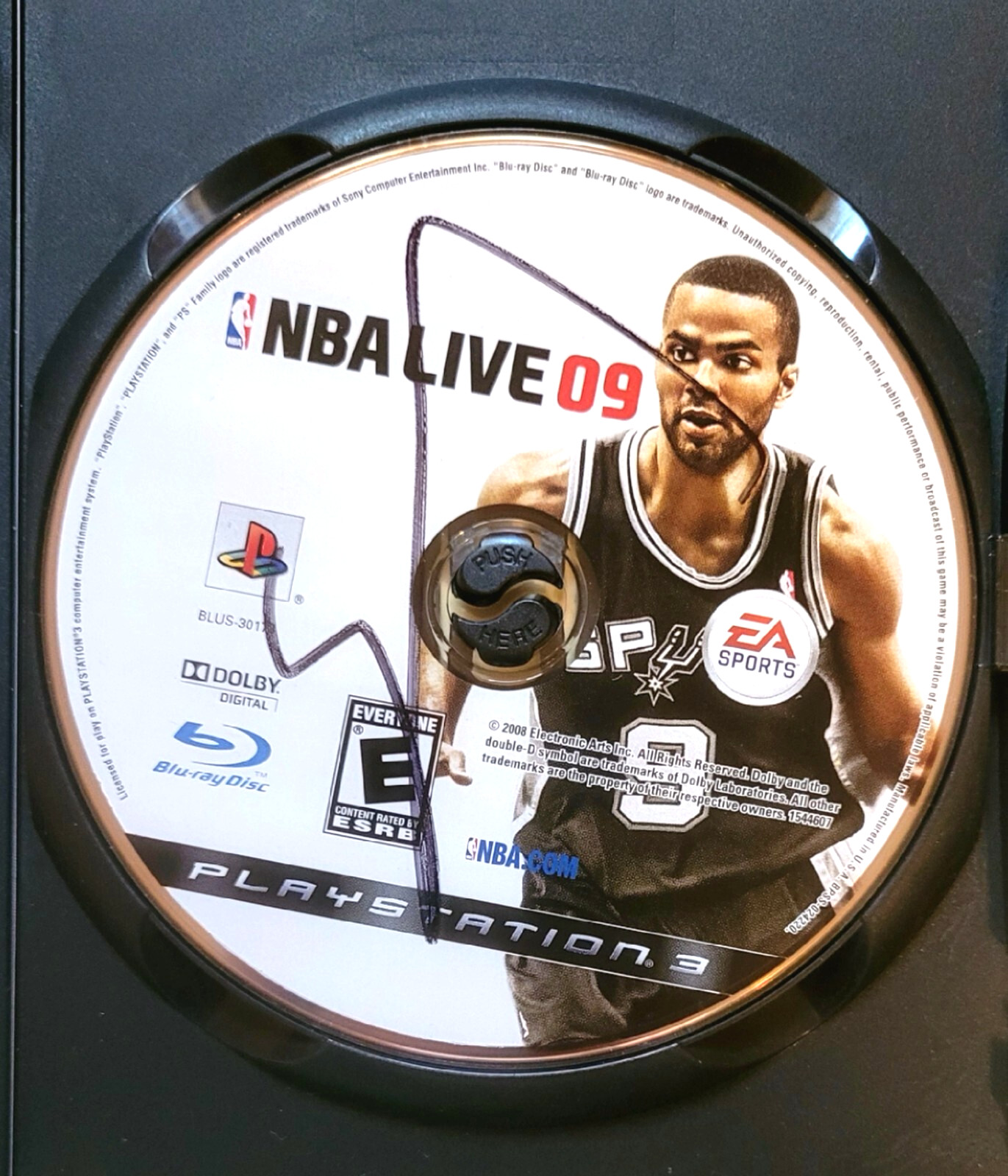 NBA Live 09 PlayStation 3 Sports Basketball E Everyone EA Sports Free Shipping