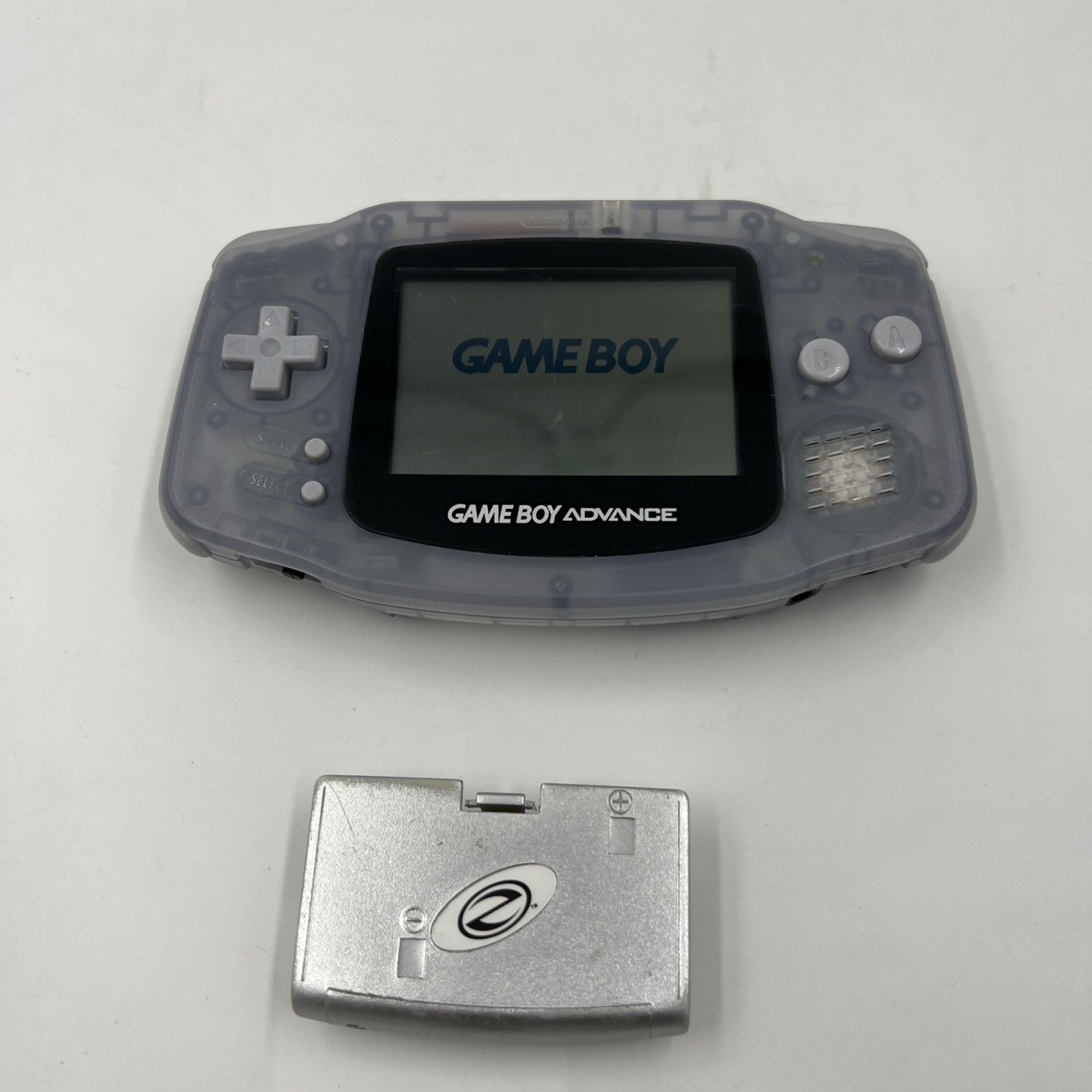 Nintendo Game Boy Advance Console System – Clear Glacier **READ below