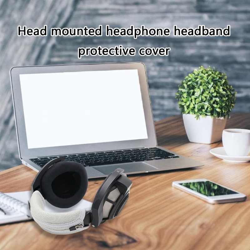 Washable Mesh Fabric Headband Sleeve Protector for HD800S Headsets Beam Sleeve