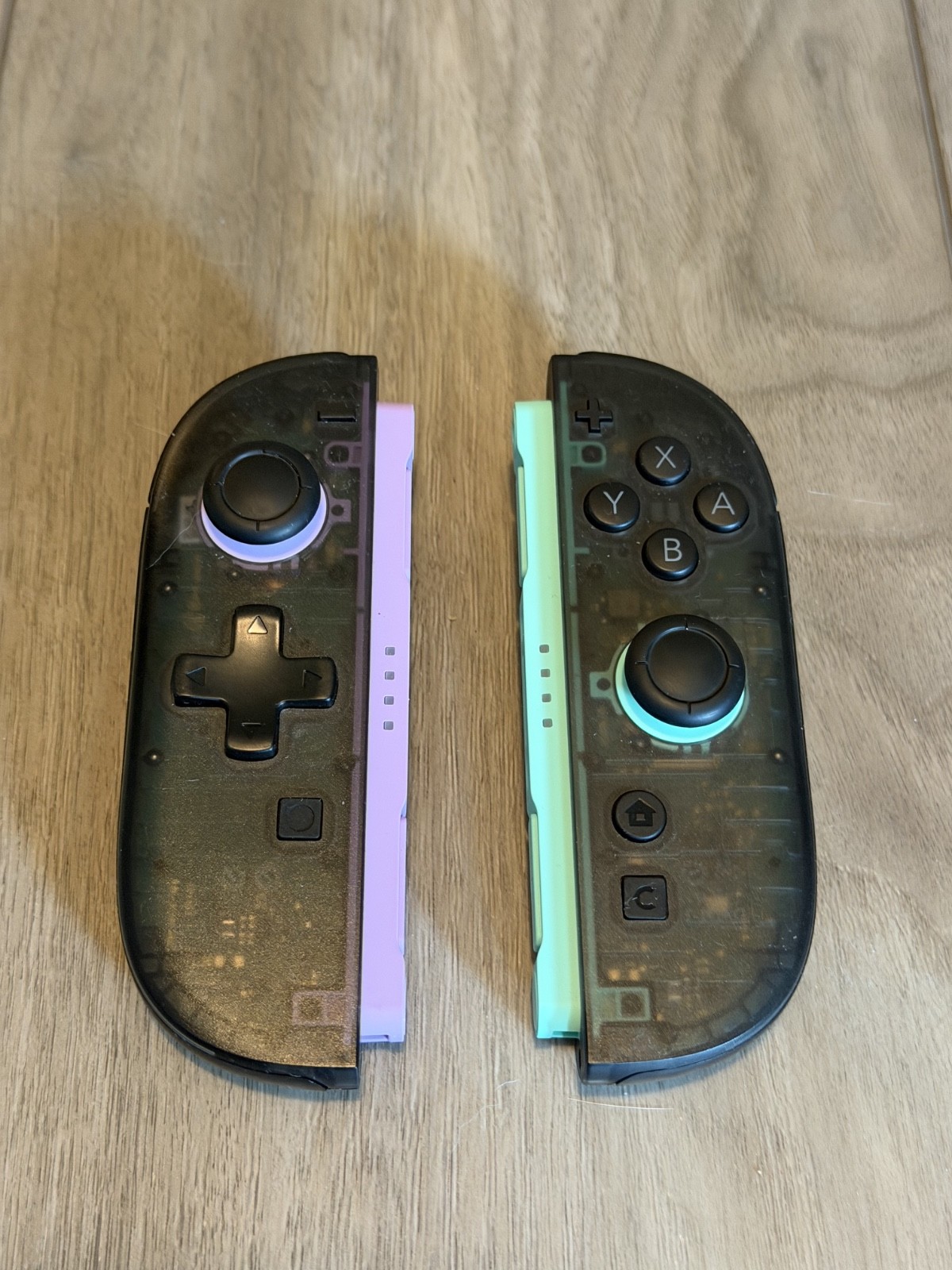 Custom Translucent Black Switch 2 Joy-Cons with TMR Drift-Resistant Joysticks