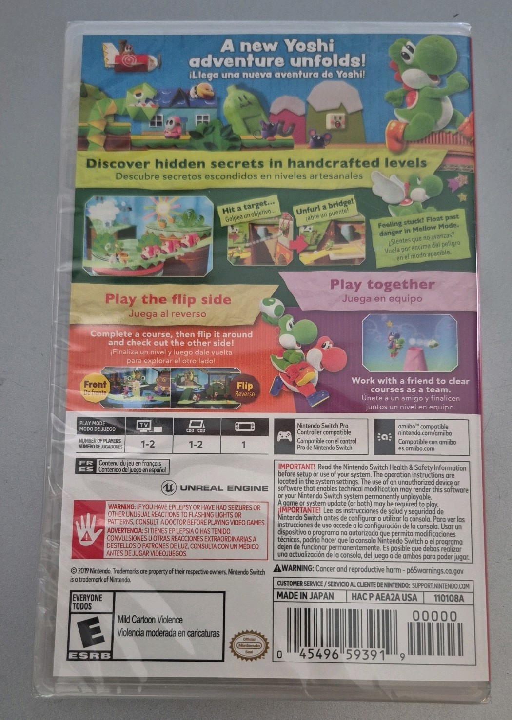 Yoshi’s Crafted World Nintendo Switch Video Game BRAND NEW & SEALED New In Box