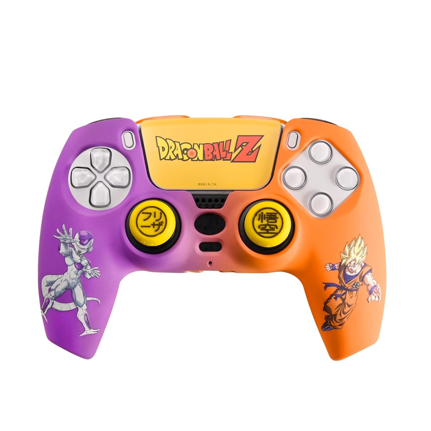 Dragon Ball Z PS5 Controller Case Grips Sticker Combo Pack Gaming Accessory