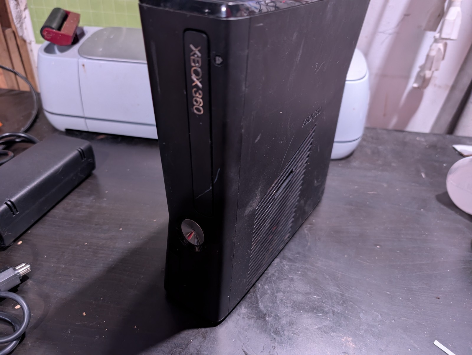 Microsoft Xbox 360 S With Controller Bundle Black Console Model 1439