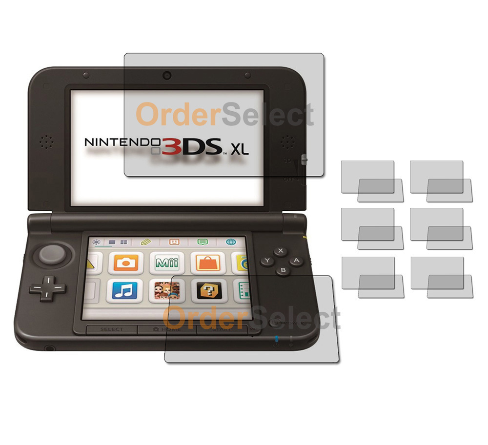 6X NEW Ultra Clear HD LCD Screen Protector for Nintendo 3DS XL N3DS XL 500+SOLD