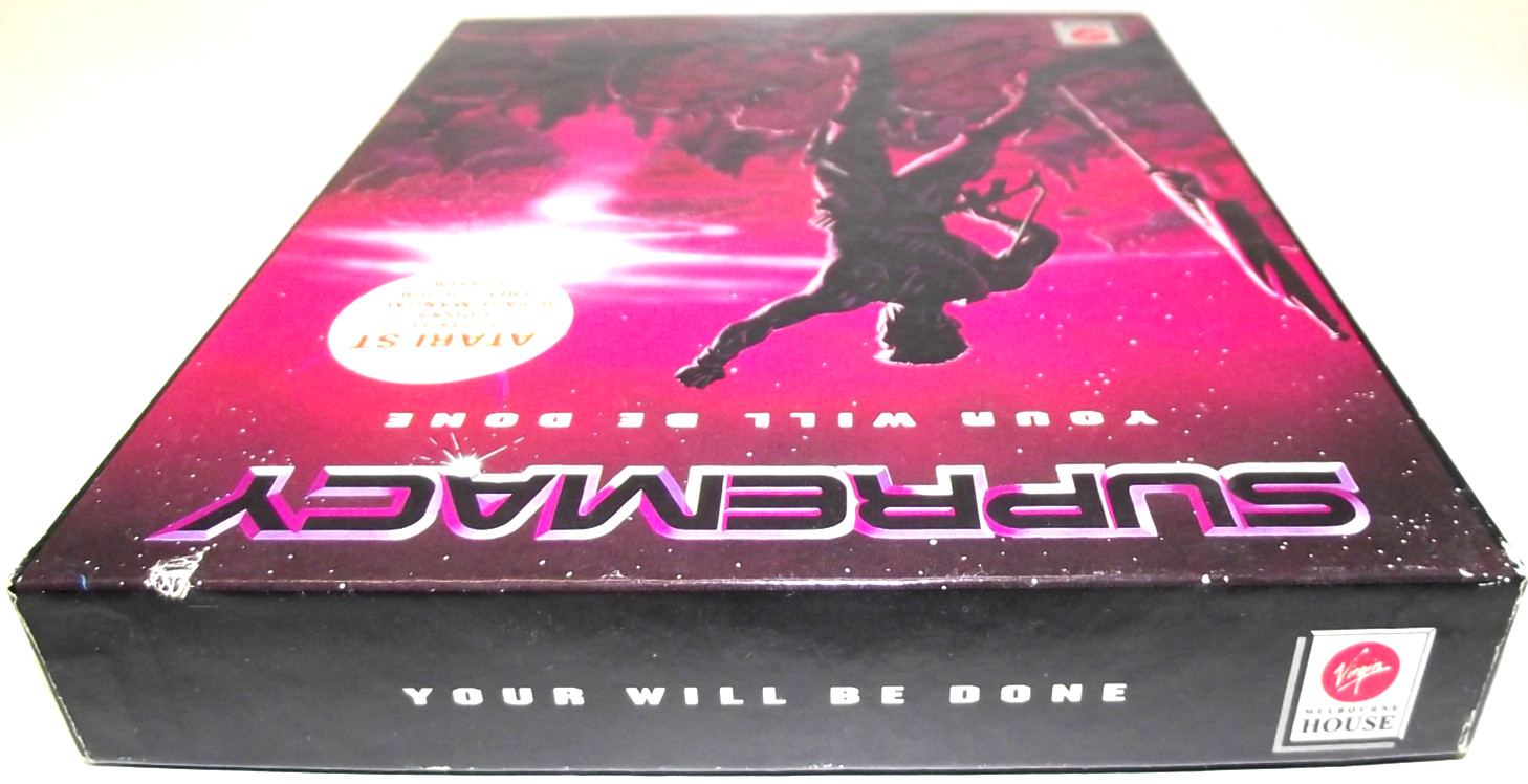 Supremacy: Your Will Be Done (Atari ST) COMPLETE IN BOX Virgin Overlord