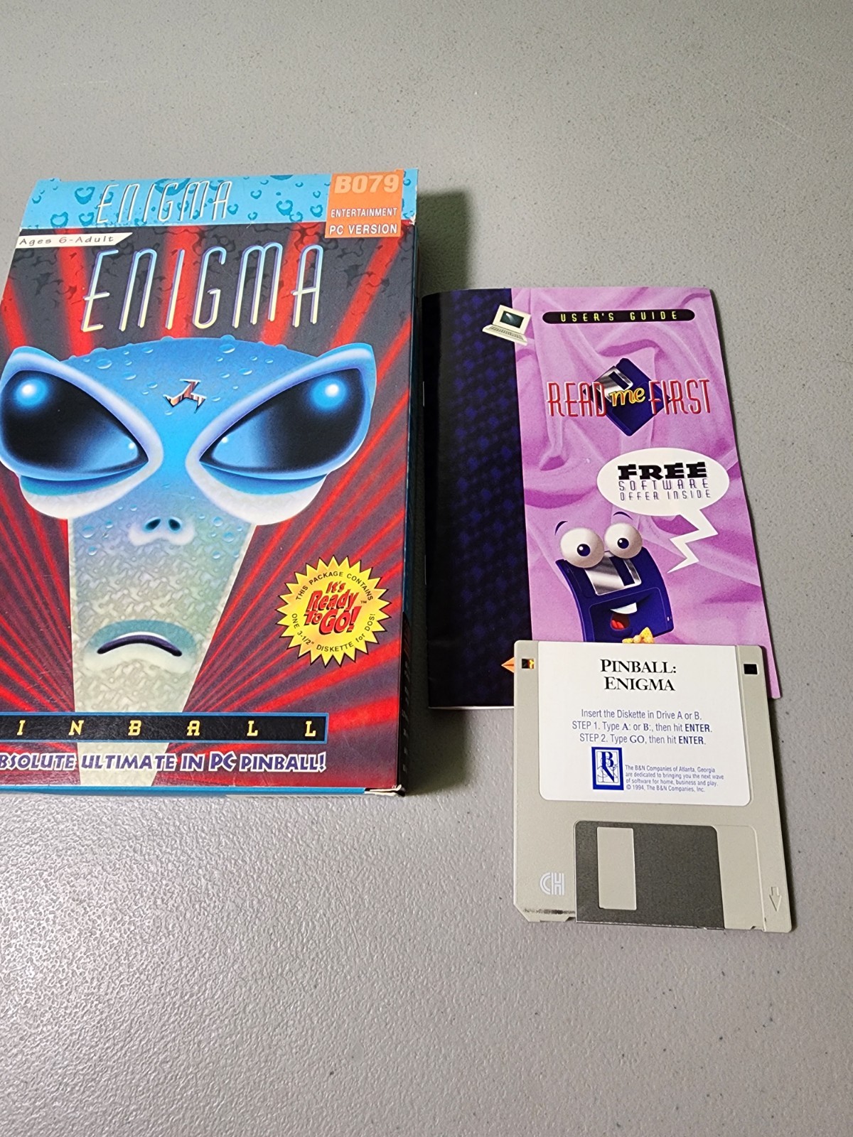 Pinball B&N Software PC Big Box Lot of 3 – Enigma, Deep Sea, Cyborgirl