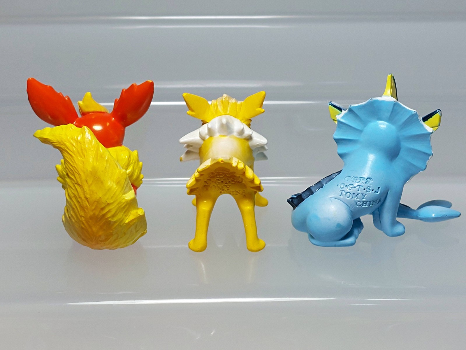 Flareon Jolteon Vaporeon Pokemon Monster Collection Figure Tomy S03 1.6-1.8in